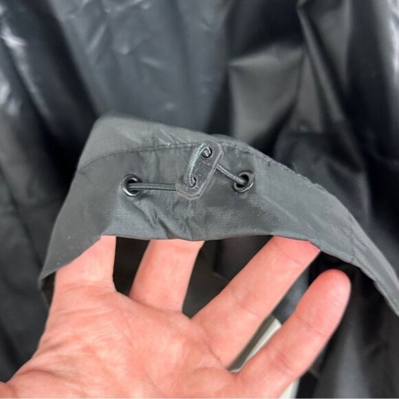 NEW Adidas Black Essentials 3-Stripes Woven Windbreaker Jacket 2XL Lightweight - Picture 12 of 15